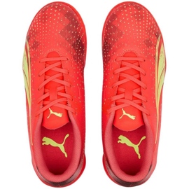 Chuteiras de futebol Puma Ultra Play It Jr 106927 03 vermelho laranjas e tintos 1 Chuteiras de futebol Puma Ultra Play It Jr 106927 03 vermelho laranjas e tintos 1