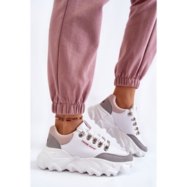 Tênis feminino na plataforma Cross Jeans KK2R4071C Branco 2