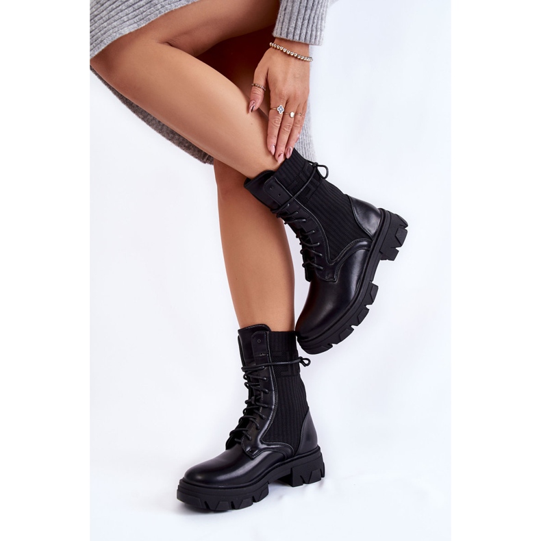 PA1 Botas Femininas Femininas Trabalhadores Marlissa Negra preto 2