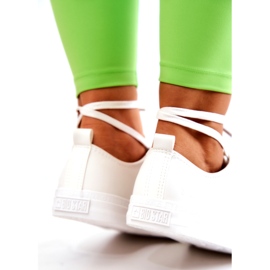 Tênis baixo de couro Big Star JJ274007 Branco 4