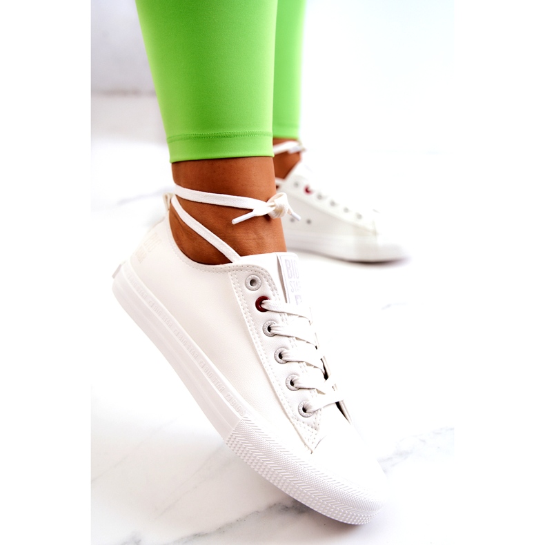 Tênis baixo de couro Big Star JJ274007 Branco 1