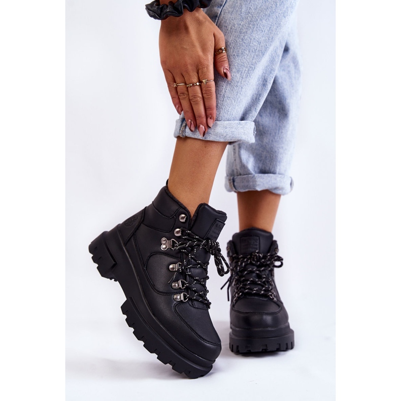 Tênis de caminhada feminino Lee Cooper LCJ-22-31-1435 Preto 1