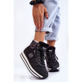 Botas quentes pretas femininas Lee Cooper LCJ-22-31-1448 preto 1