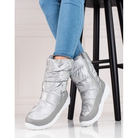 Botas de neve de mulher prateadas Big Star KK274600G prata 1
