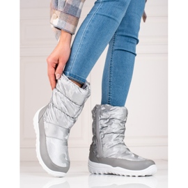 Botas de neve de mulher prateadas Big Star KK274600G prata 2