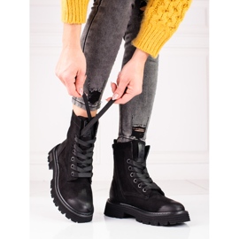 Botas de camurça preta Big Star KK274503 preto 1