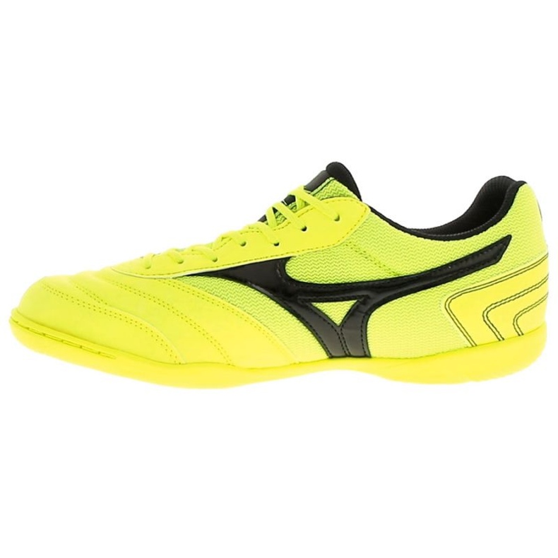 Chuteiras Mizuno Mrl Sala Club Q1GA220345 dourado verde 1
