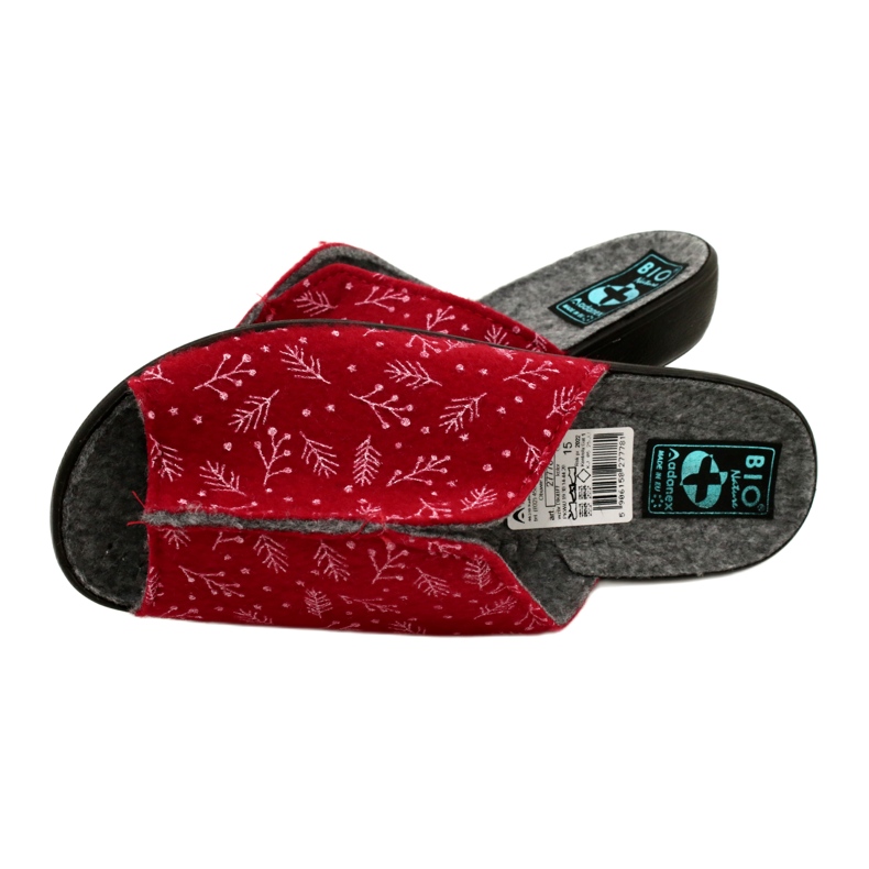 Felas femininas DIK41 BIO NATUREZA Adanex 27778 vermelho 4