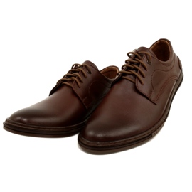 Olivier Sapatos de couro masculinos 295L Brown marrom 2