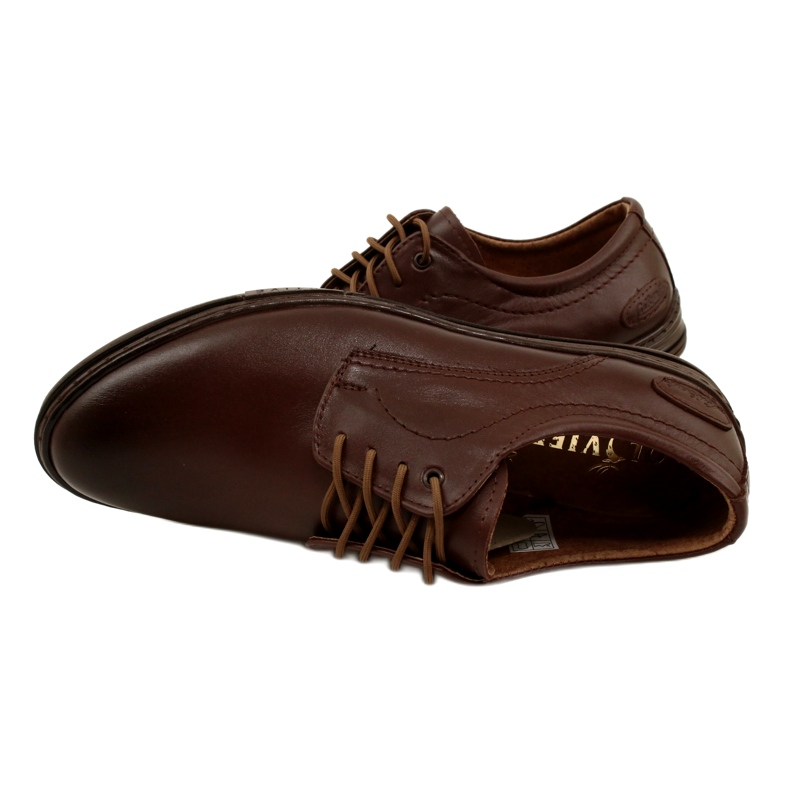 Olivier Sapatos de couro masculinos 295L Brown marrom 4