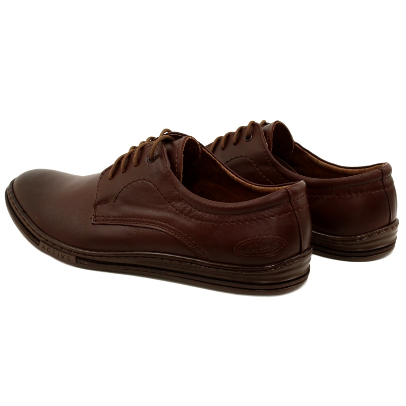 Olivier Sapatos de couro masculinos 295L Brown marrom 3
