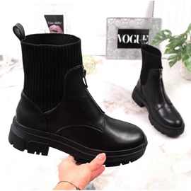 Botas quentes de mulher Filippo pretas com meia preto 1 Botas quentes de mulher Filippo pretas com meia preto 1
