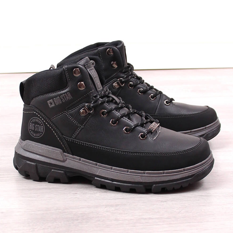 Botas pretas de homem Big Star KK174120 preto 1
