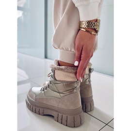 BM Botas de neve Renn Khaki de mulher cáqui 2 BM Botas de neve Renn Khaki de mulher cáqui 2