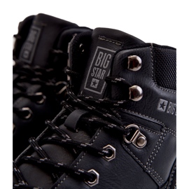 Botas masculinas espuma de memória Big Star KK174120 preta preto 1