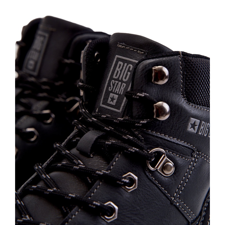 Botas masculinas espuma de memória Big Star KK174120 preta preto 1