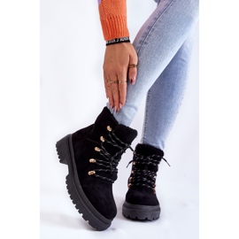 Botas femininas de camurça preta Bellita preto 1