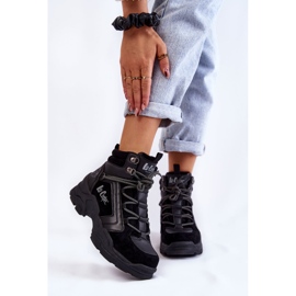 Sapatos de trekking femininos Trappers Lee Cooper LCJ-22-31-1441 Preto 1