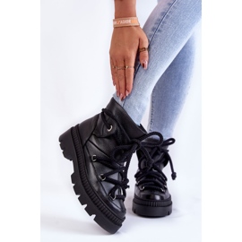FILIPCZYK Botas de neve da moda feminina Kallen preta preto 1