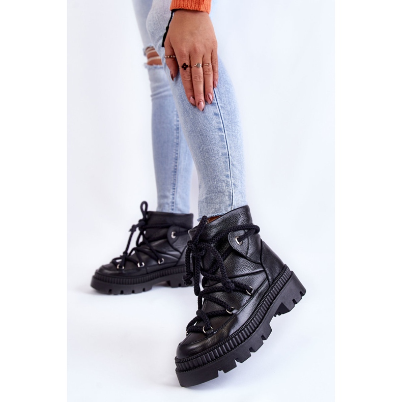 FILIPCZYK Botas de neve da moda feminina Kallen preta preto 2