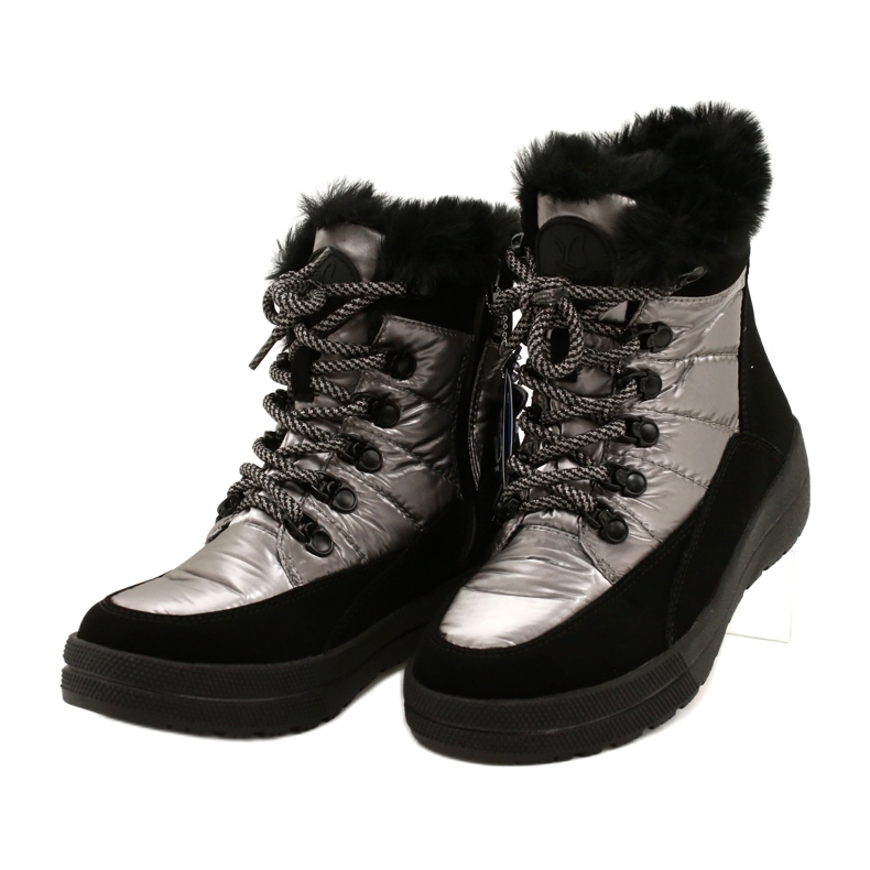 BOTAS DE NEW feminina de Caprice 9-26240-29 032 preto/taupe 2