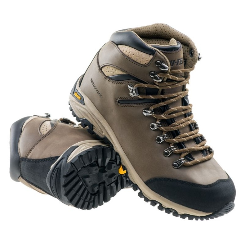 Sapatos Hi-Tec Sajama Mid Wp 92800064449 marrom 1