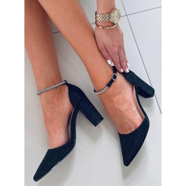 PA1 Bombas formais no poste Orchid Black preto 1