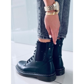 Hirst Botas bovver pretas mate preto 1