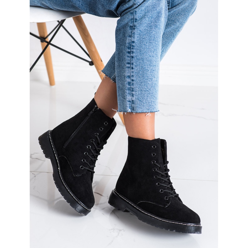 SHELOVET Caçadores de camurça quente preto 2