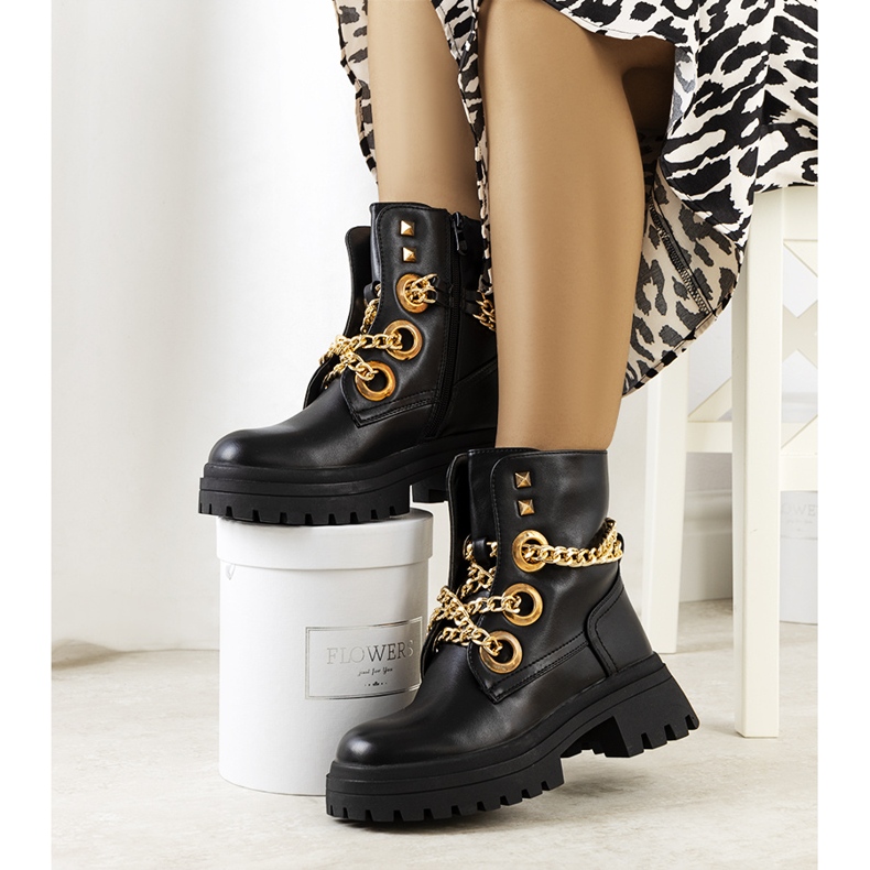 Botas pretas Timay preto 1