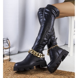 PA1 Botas pretas com sola alta Zarate preto 2