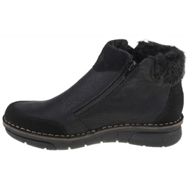 Sapatos Rieker Booties em 73352-00 preto 1