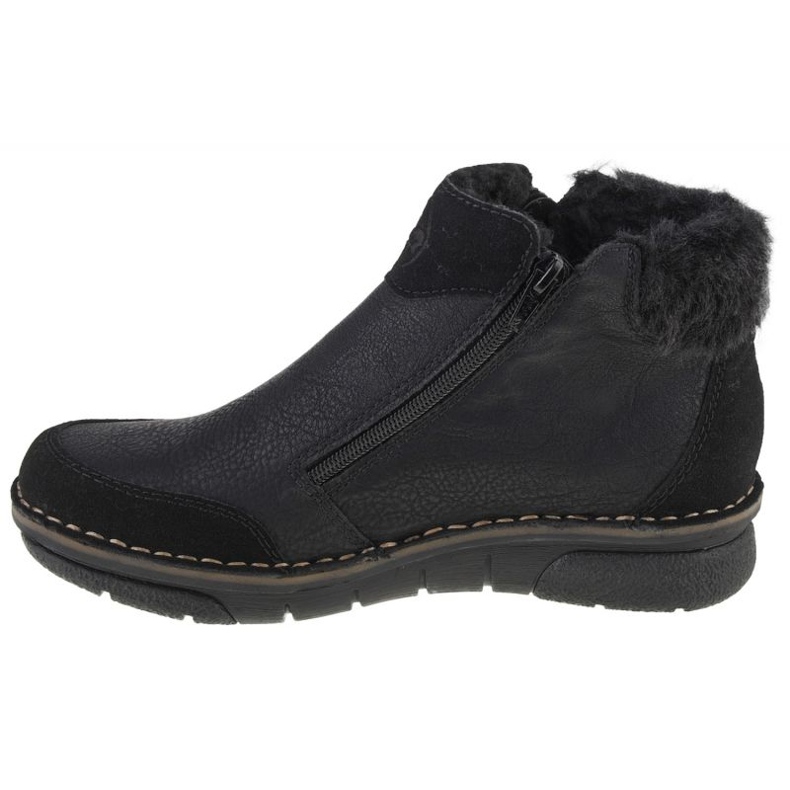 Sapatos Rieker Booties em 73352-00 preto 1