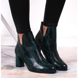 Botas lacadas no poste croco isolado Jezzi W JEZ385B verde 2 Botas lacadas no poste croco isolado Jezzi W JEZ385B verde 2