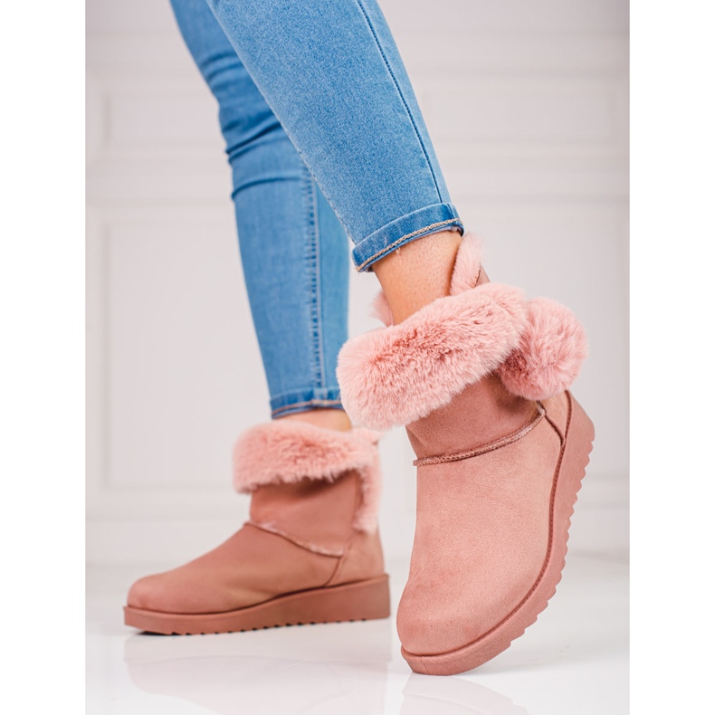 Mukluki feminino rosa shelovet 1