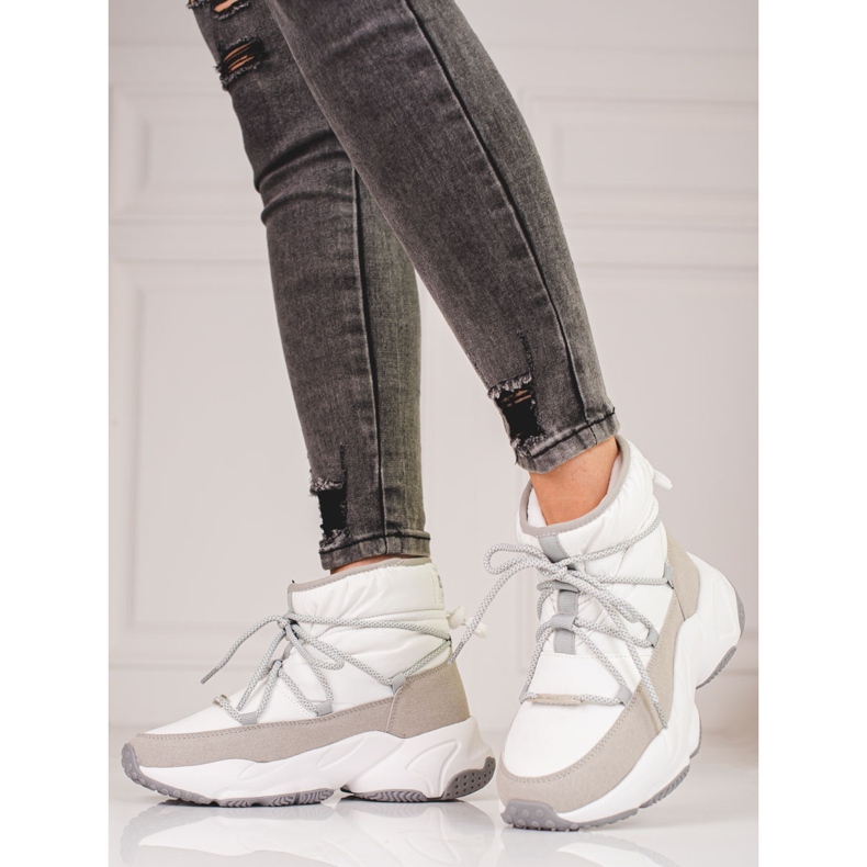 Botas de neve brancas de mulher Big Star KK274272 bege 1