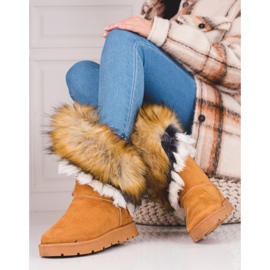 Mucilagens femininas shelovet com pelo castanho 1