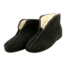 Chinelos de feltro isolados Adanex 26844-FBP7FU cinza 3