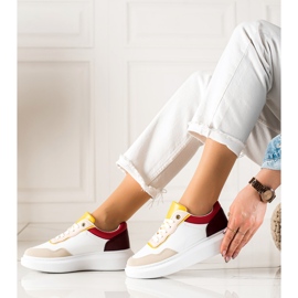 BUONAROTTI Tênis esportivos da moda branco multicolorido 2