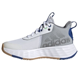 Tênis de basquete Adidas OwnTheGame 2.0 Jr GW1553 branco branco 1
