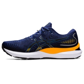 Asics Gel Cumulus 24 M 1011B366 401 tênis de corrida azul 1