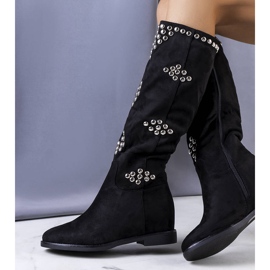 BM Botas de cunha isolantes pretas Rivalta preto 2