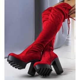 BM Bota de camurça vermelha Westley vermelho 1