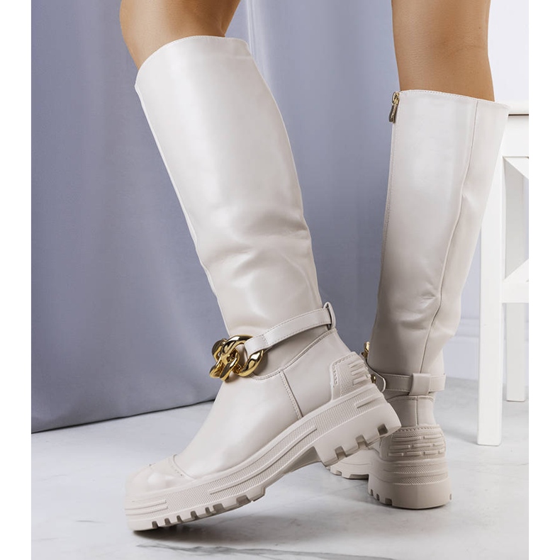 PA1 Botas com isolamento bege Cerreto 1