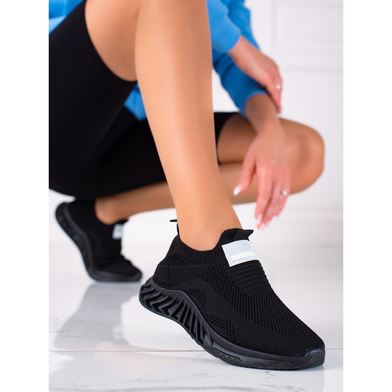 SHELOVET Calçados Esportivos Slip-on preto 1