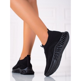 SHELOVET Calçados Esportivos Slip-on preto 2