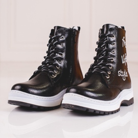 W. Potocki Botas pretas de menina Potocki preto 1 W. Potocki Botas pretas de menina Potocki preto 1