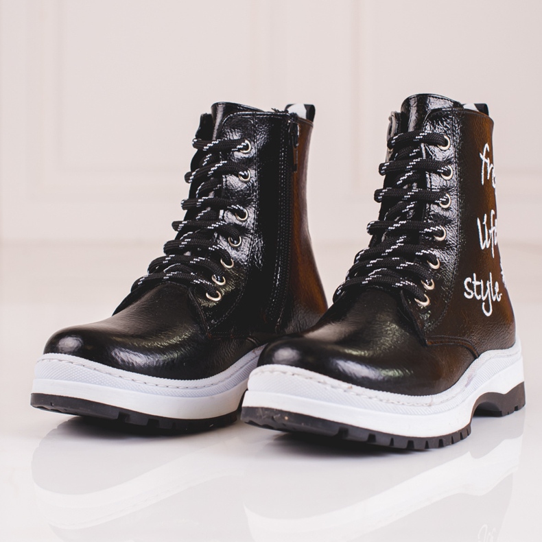 W. Potocki Botas pretas de menina Potocki preto 1 W. Potocki Botas pretas de menina Potocki preto 1