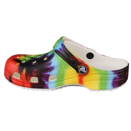 Crocs Classic Tie-Dye Graphic K Clog Jr 205451-90H multicolorido amarelo 1