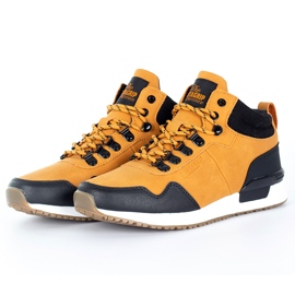 Sapatos de couro para homem alto camelo Jogger Pro Bustagrip marrom 1